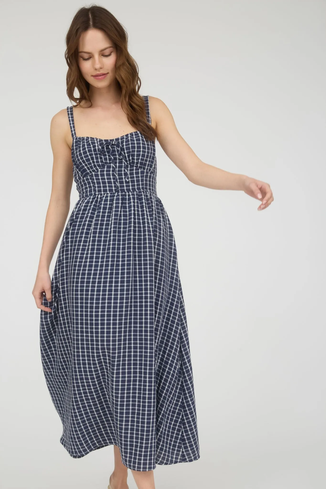 The Watts Midi Dress sold by Brightside Boutique product image thumbnail 5