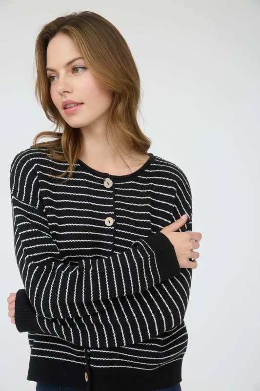 Pretty in Knit Cardigan sold by Brightside Boutique