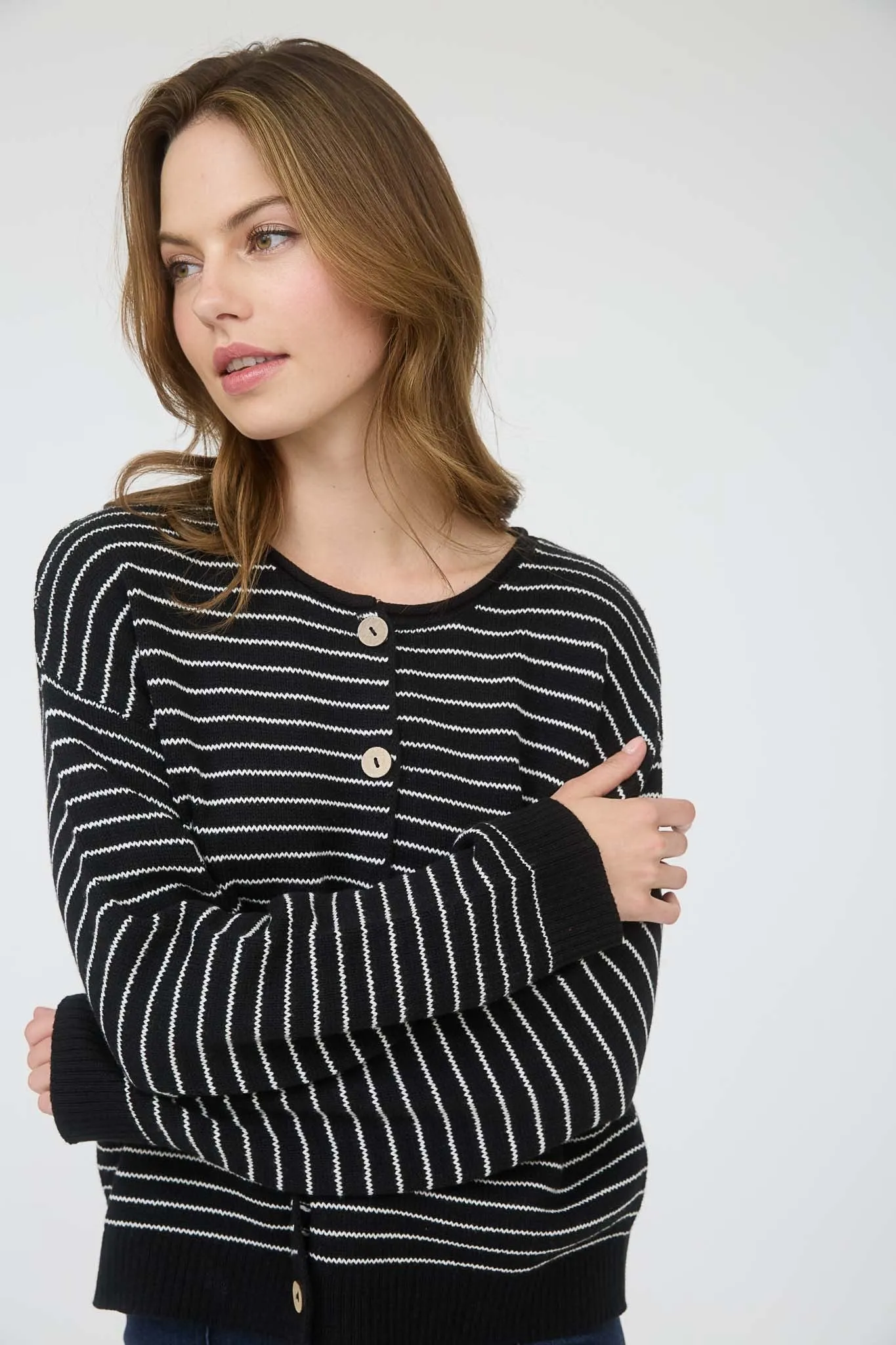 Pretty in Knit Cardigan sold by Brightside Boutique