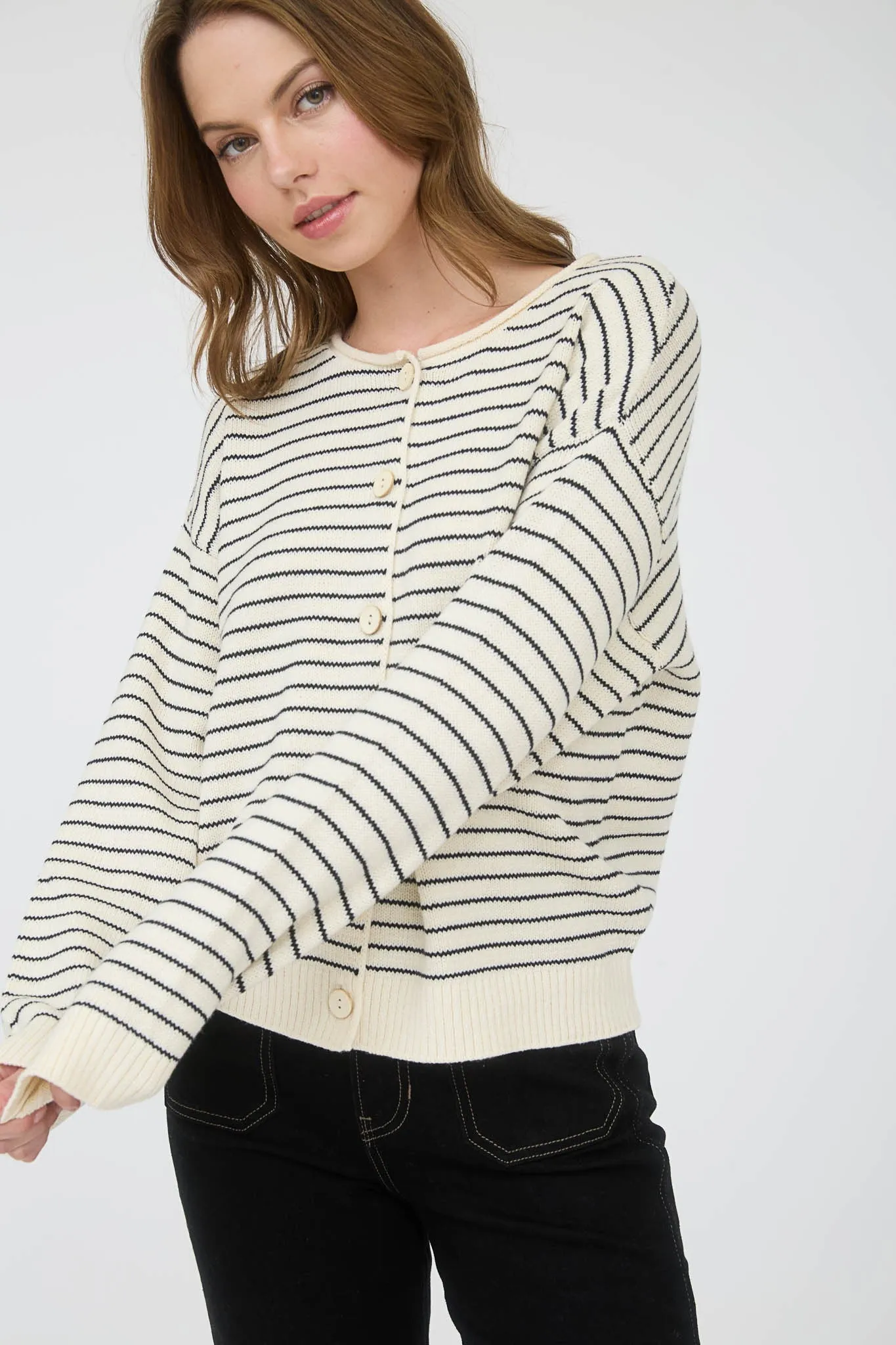 Pretty in Knit Cardigan sold by Brightside Boutique product image thumbnail 2