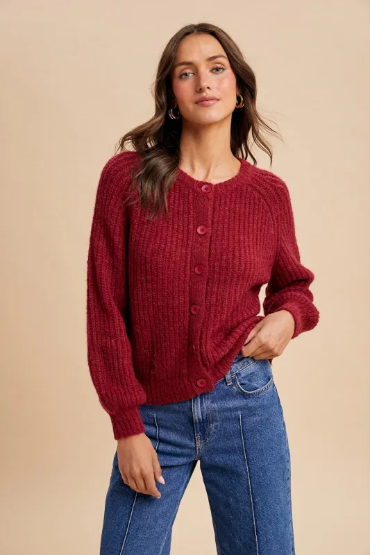 Snuggle Season Cardigan sold by Brightside Boutique