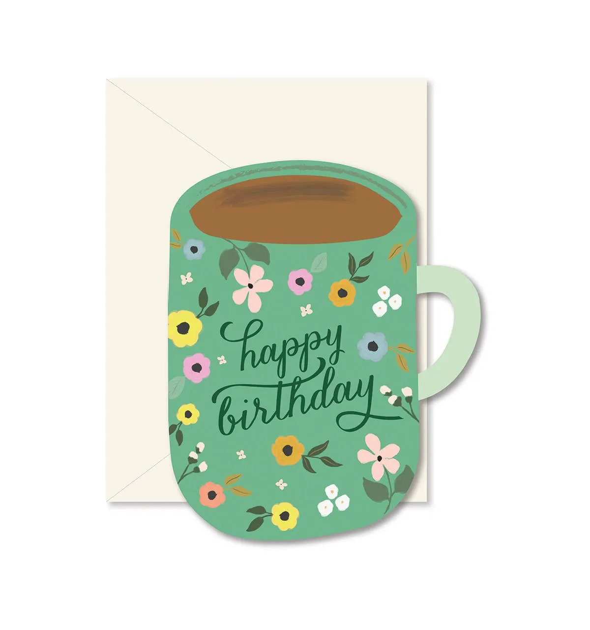 Birthday Coffee Greeting Card sold by Brightside Boutique