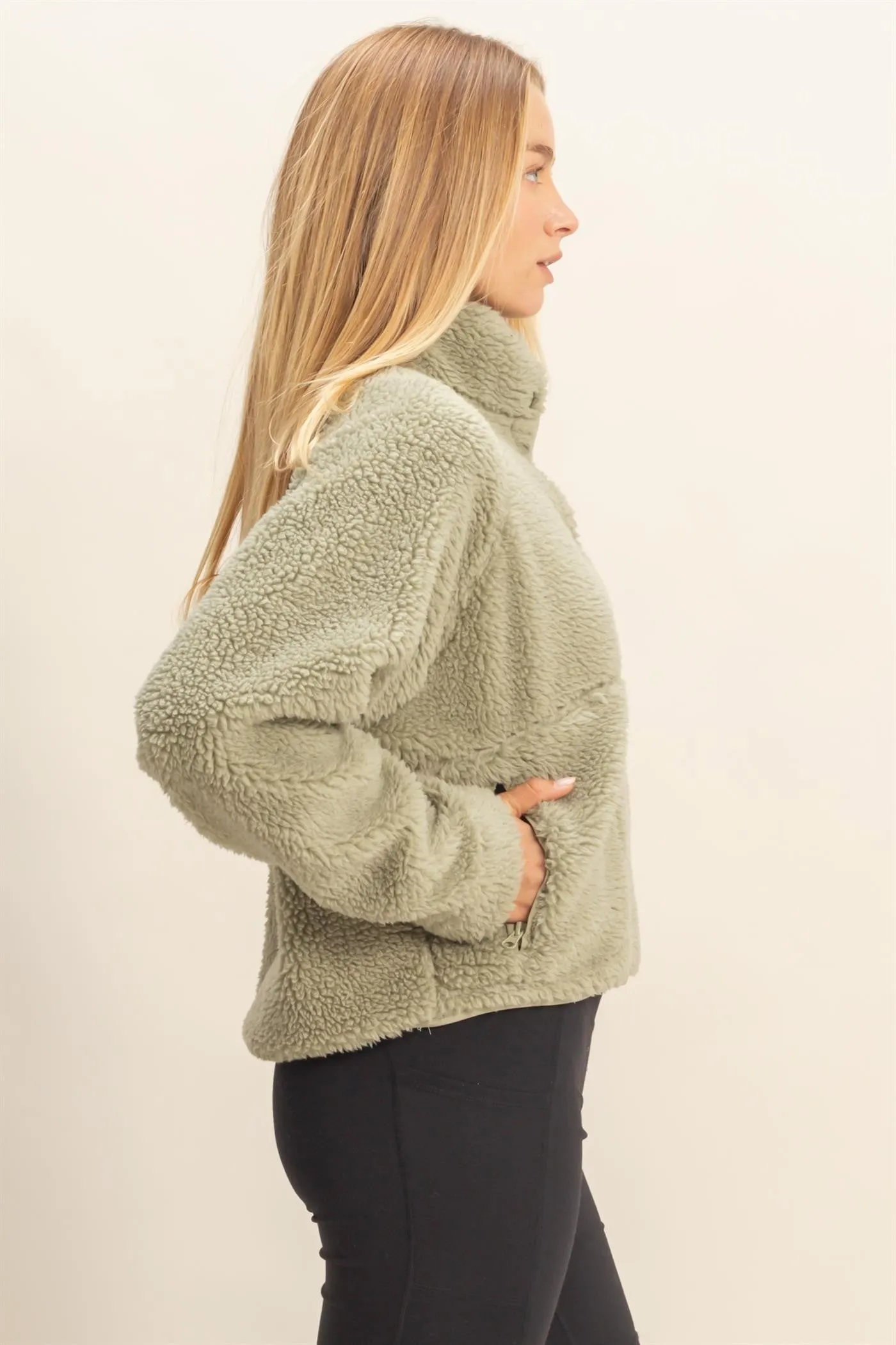 Walk On By Fleece sold by Brightside Boutique product image thumbnail 2