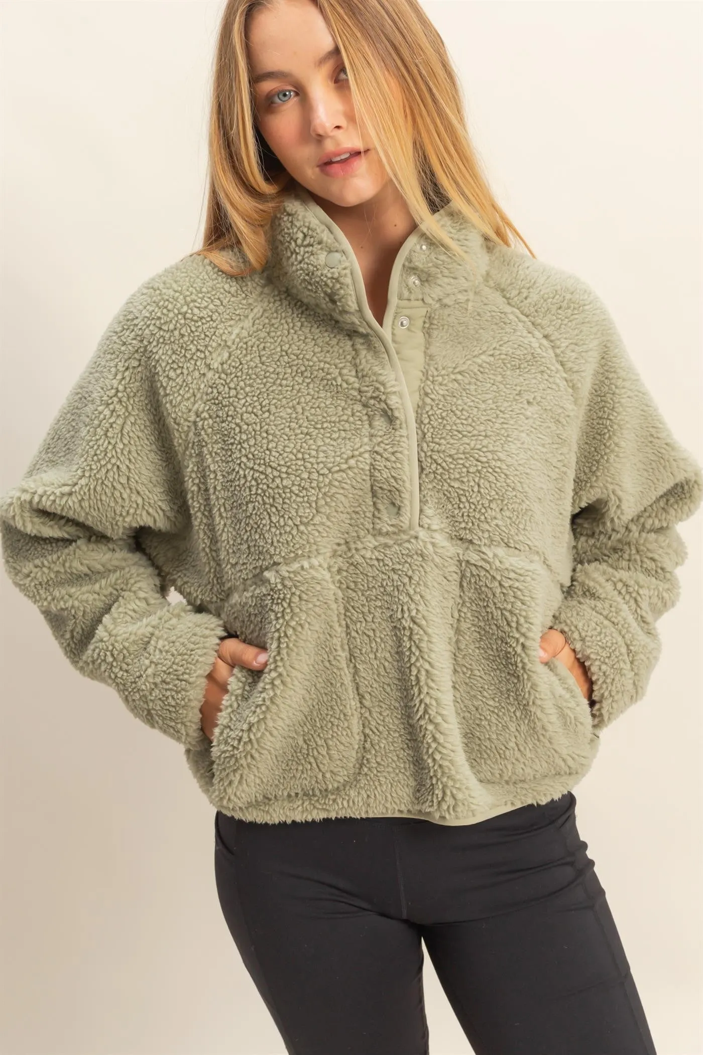 Walk On By Fleece sold by Brightside Boutique