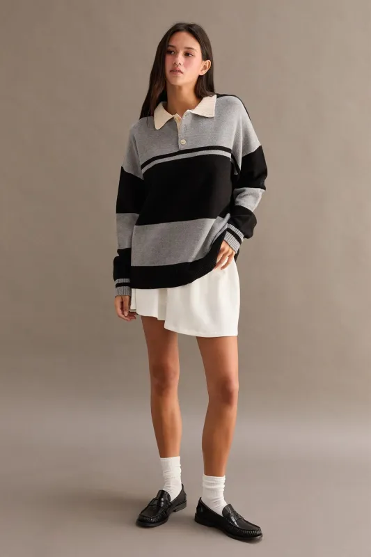 The Polo Sweater sold by Brightside Boutique