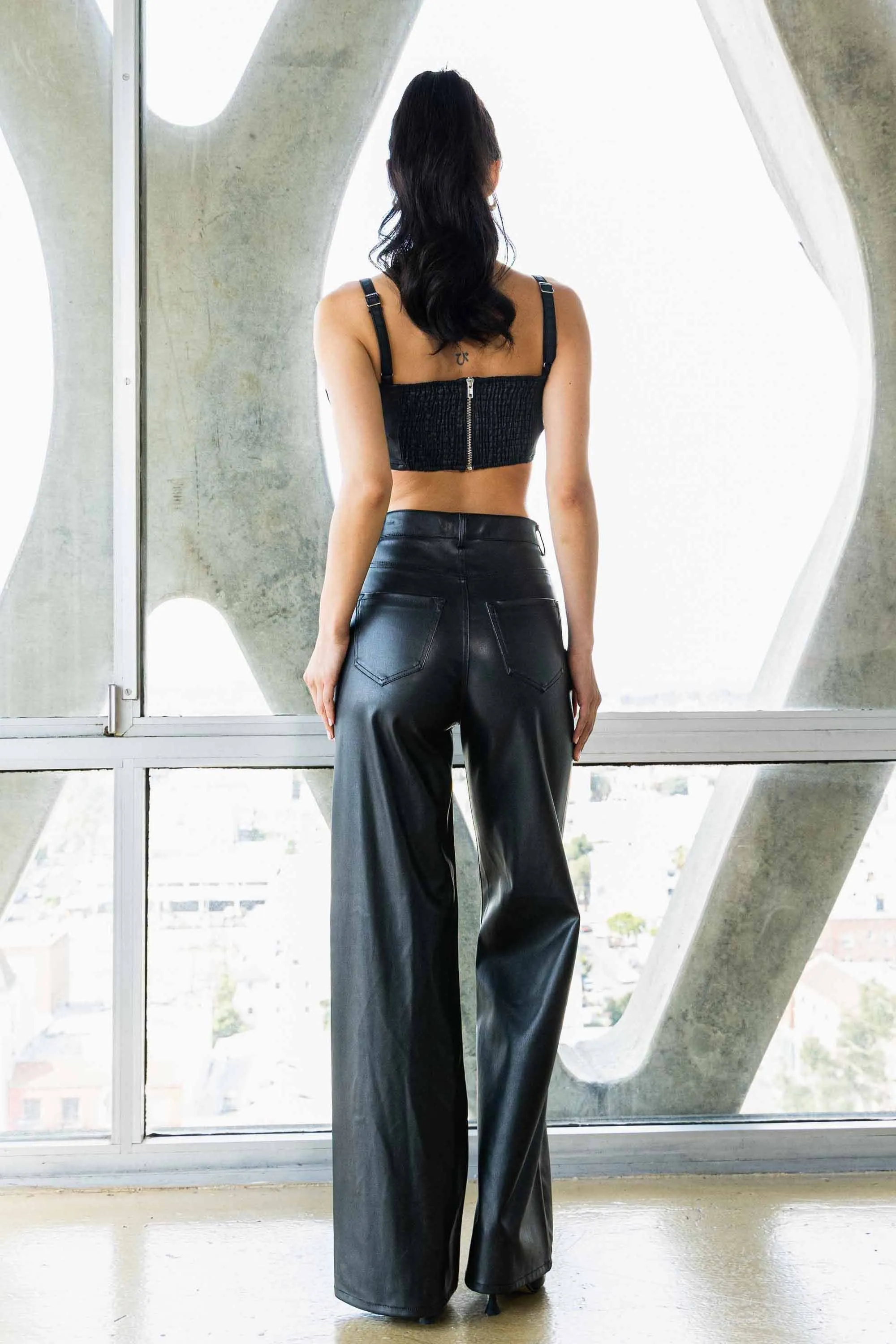 The Volt Wide Leg Pant sold by Brightside Boutique product image thumbnail 3