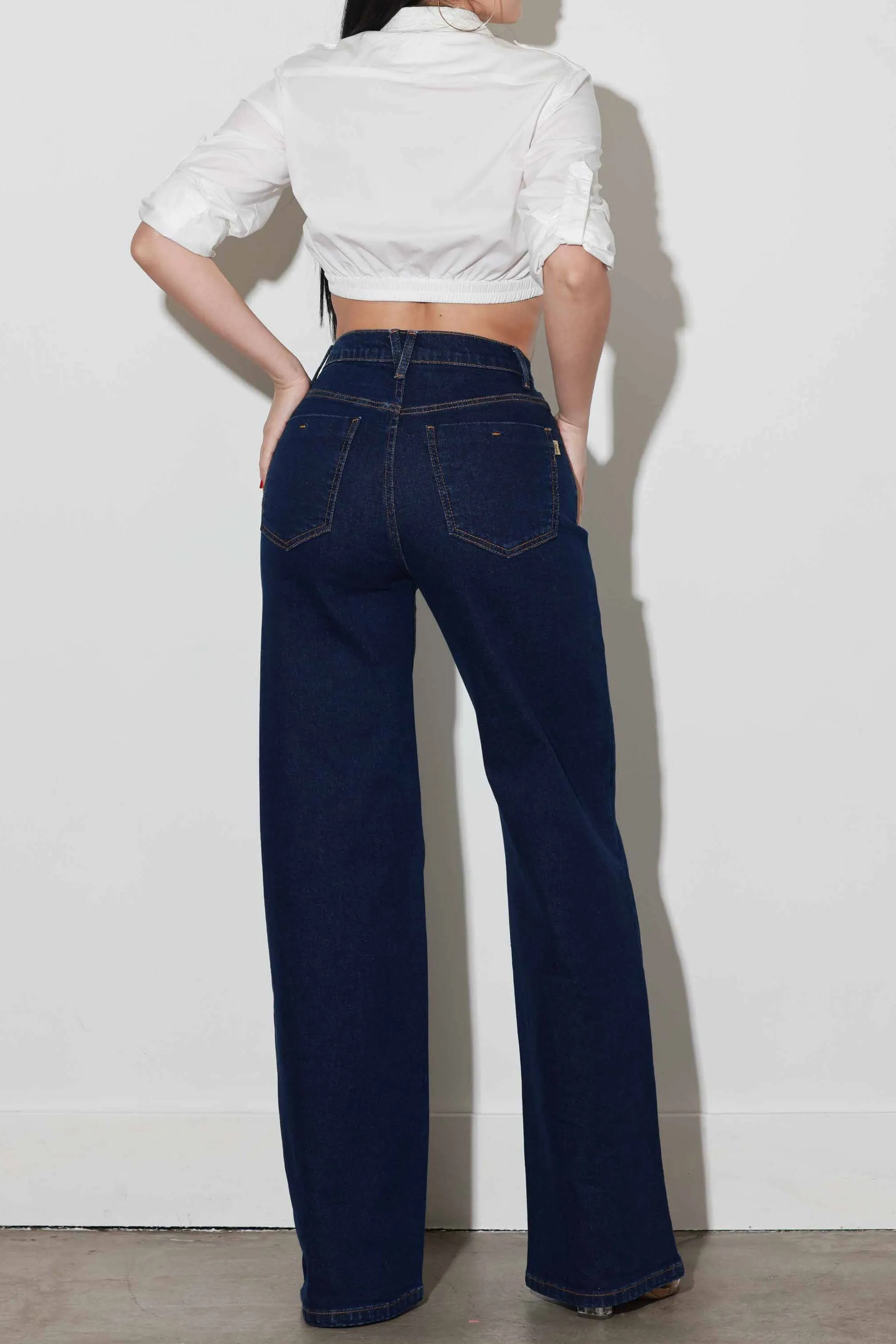 The Signature Wide Leg Jean sold by Brightside Boutique product image thumbnail 2