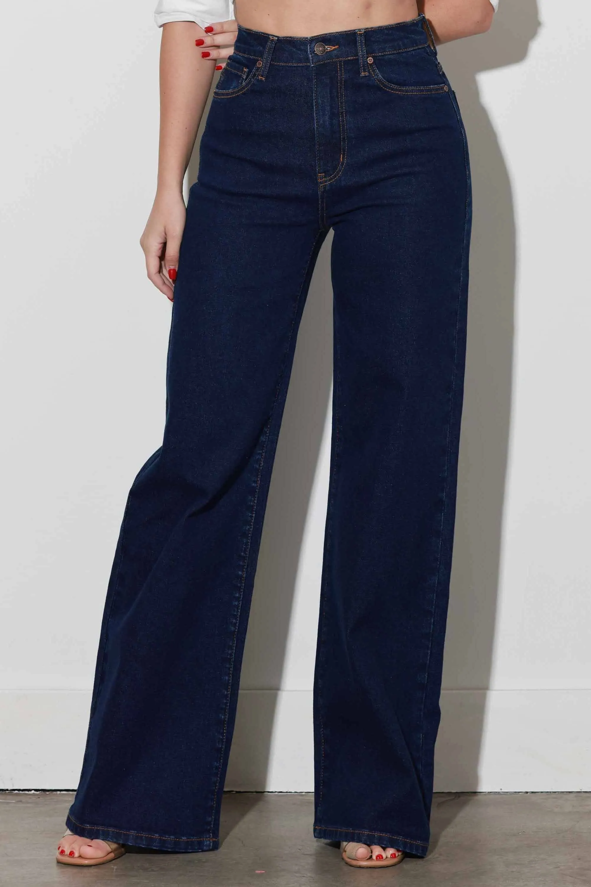 The Signature Wide Leg Jean sold by Brightside Boutique product image thumbnail 3