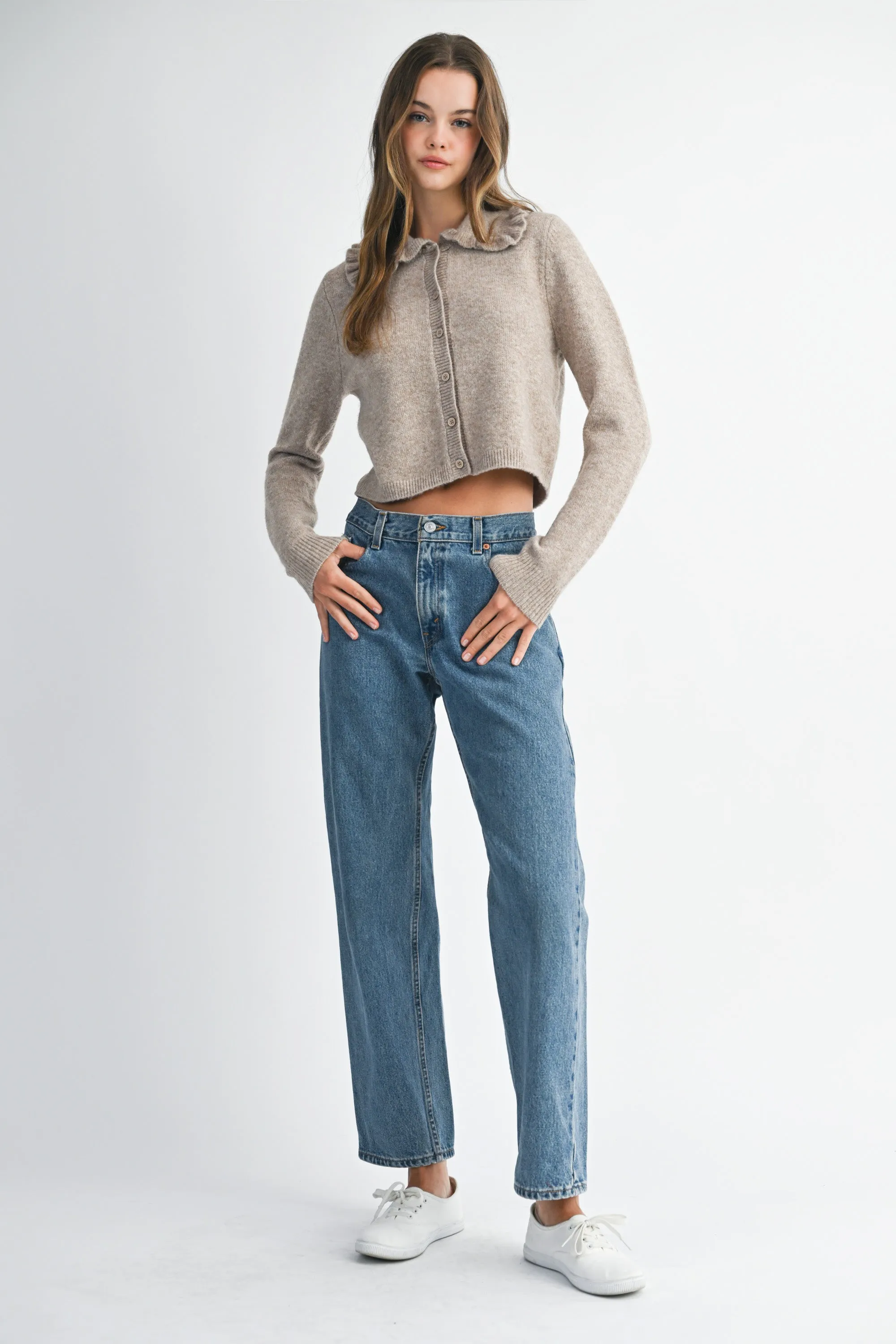 Chestnut Charm Cardigan sold by Brightside Boutique product image thumbnail 5