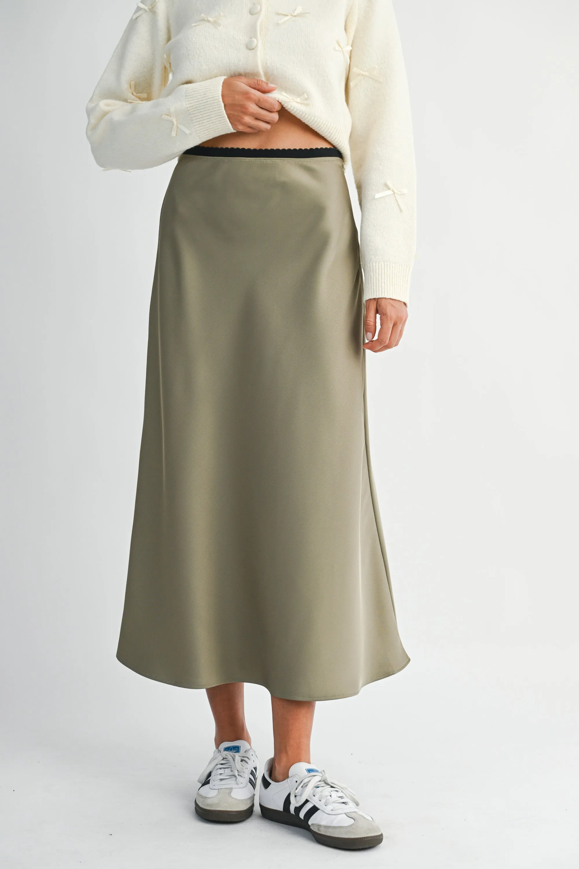 The Reverie Maxi Skirt sold by Brightside Boutique product image thumbnail 2