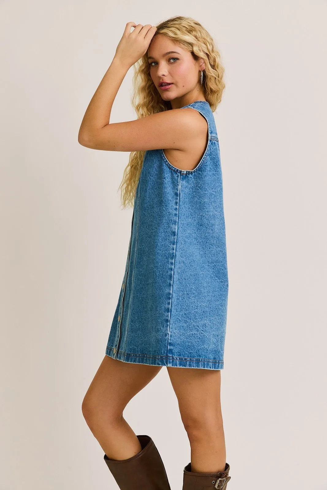Étoile Sleeveless Mini Dress sold by Brightside Boutique product image thumbnail 2
