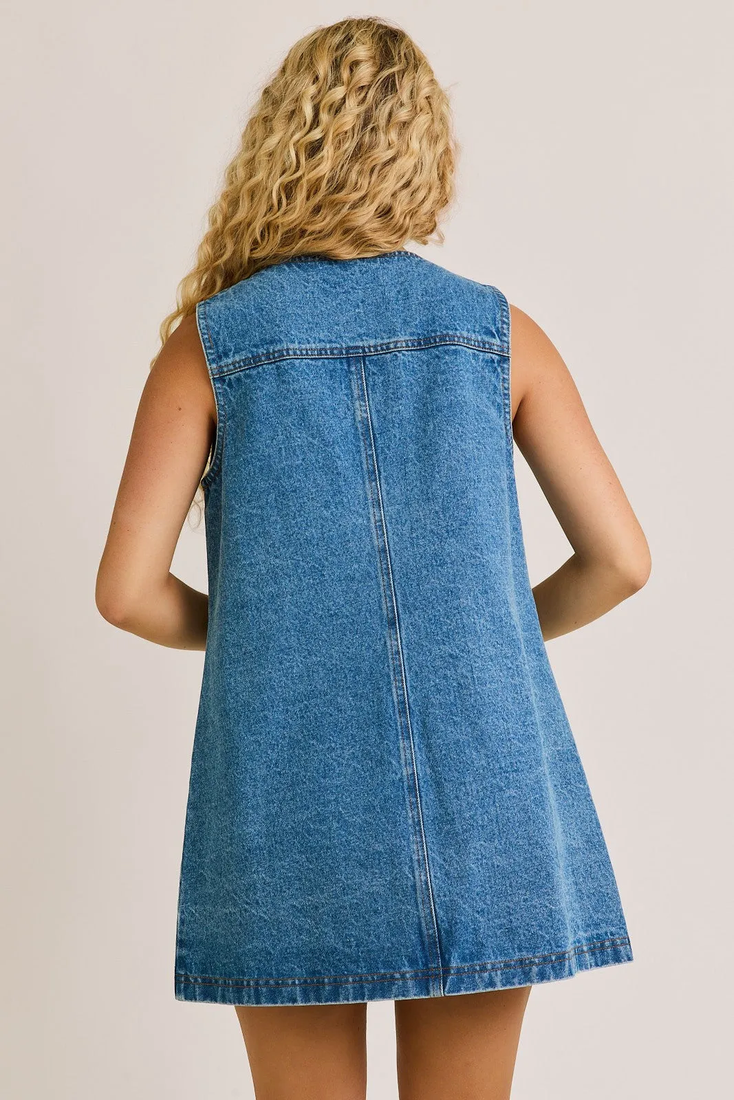 Étoile Sleeveless Mini Dress sold by Brightside Boutique product image thumbnail 3