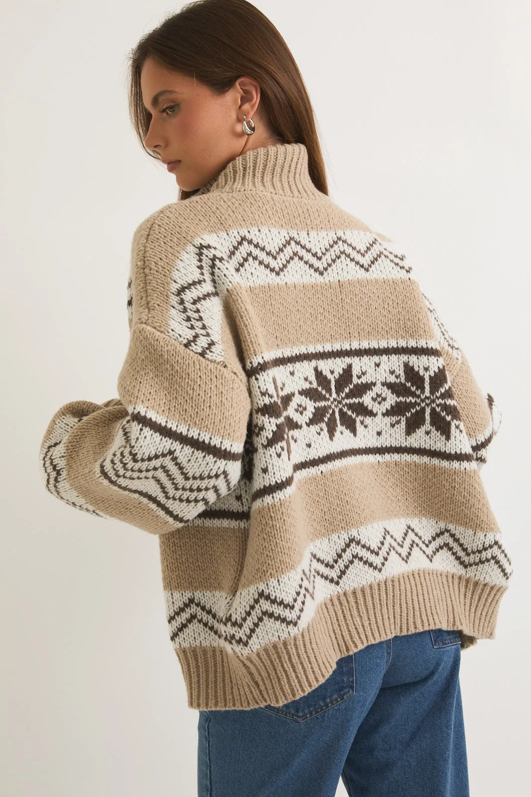 Nordic Nook Sweater Jacket sold by Brightside Boutique product image thumbnail 4