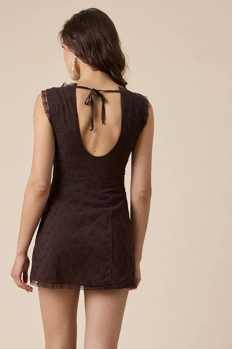 Lover’s Lace Mini Dress sold by Brightside Boutique product image thumbnail 3