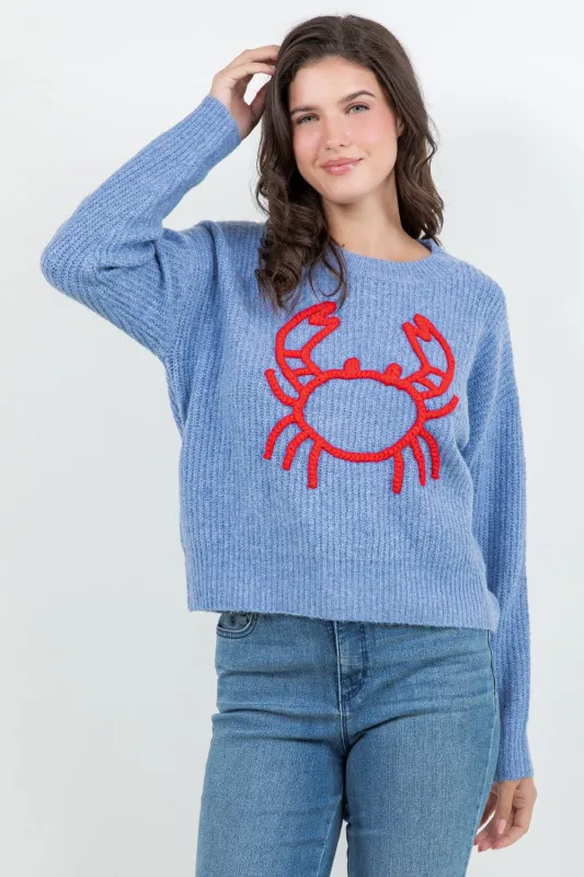 Coastal Catch Sweater sold by Brightside Boutique