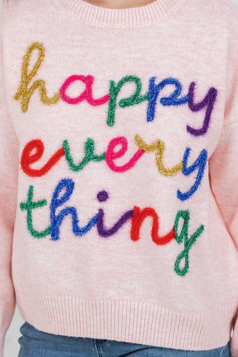 Happy Everything Sweater sold by Brightside Boutique product image thumbnail 3