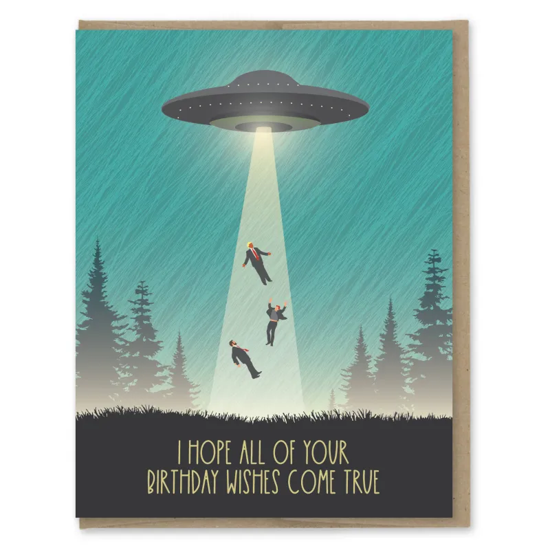 UFO Birthday Wishes Card made by Brightside Boutique