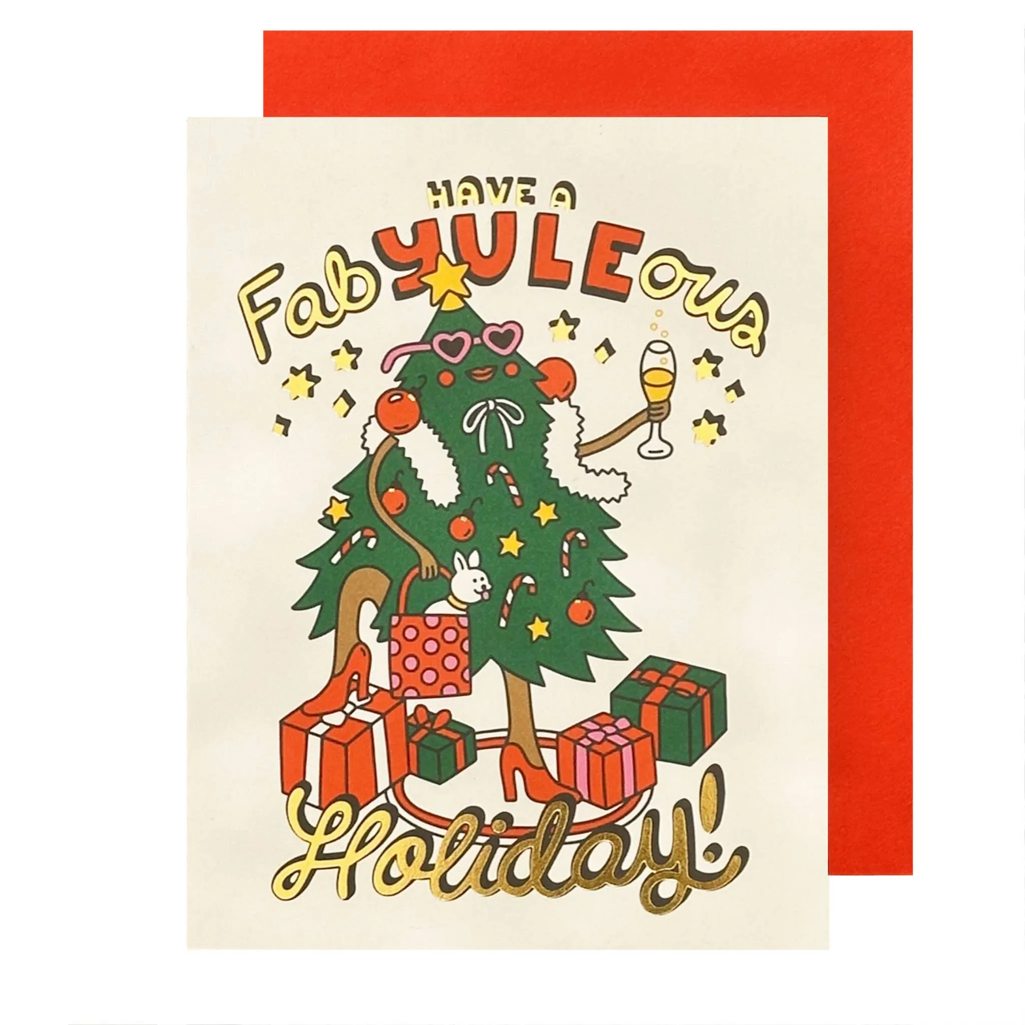 FabYULEous Holiday Card sold by Brightside Boutique