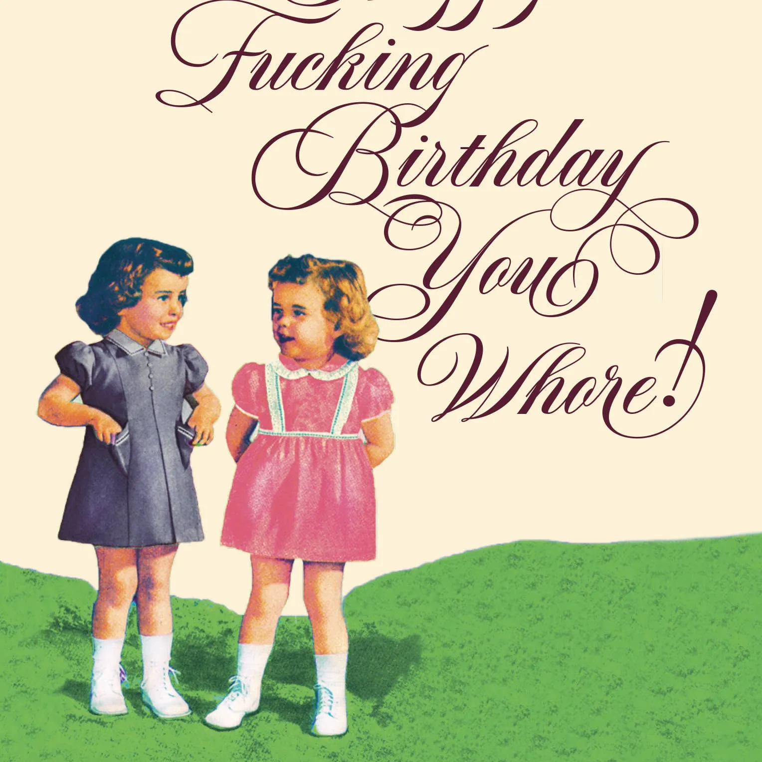 Little Whore! Birthday Card sold by Brightside Boutique product image thumbnail 3