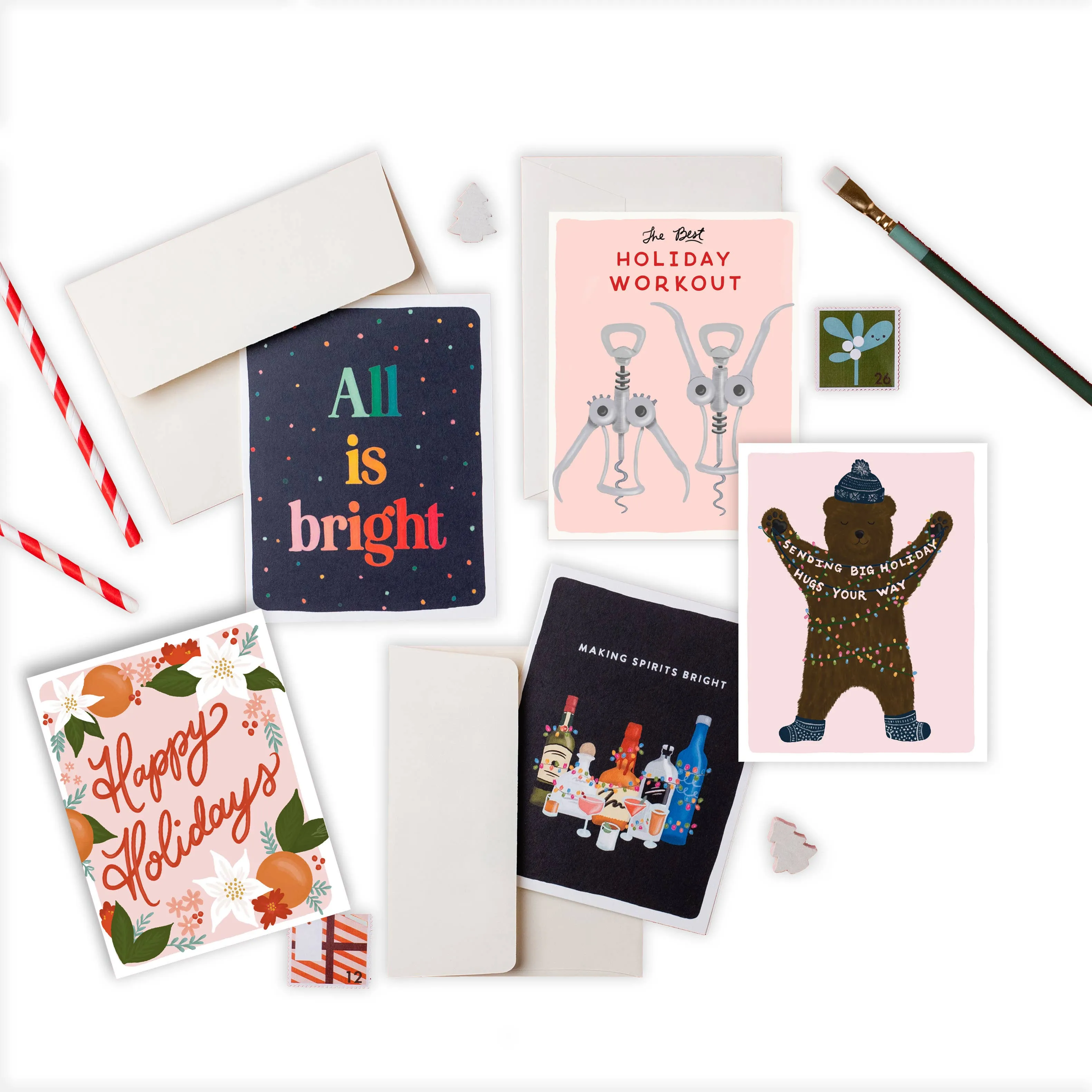 Holiday Workout Card Card sold by Brightside Boutique product image thumbnail 2