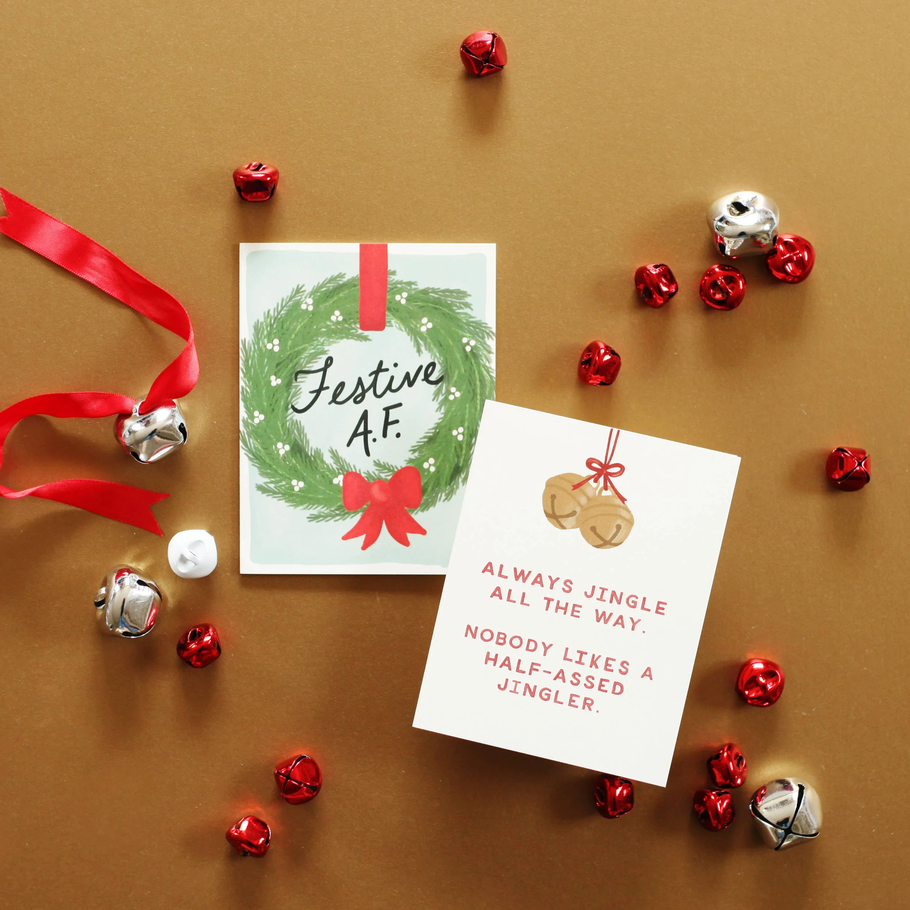 Jingle All The Way Card sold by Brightside Boutique product image thumbnail 3