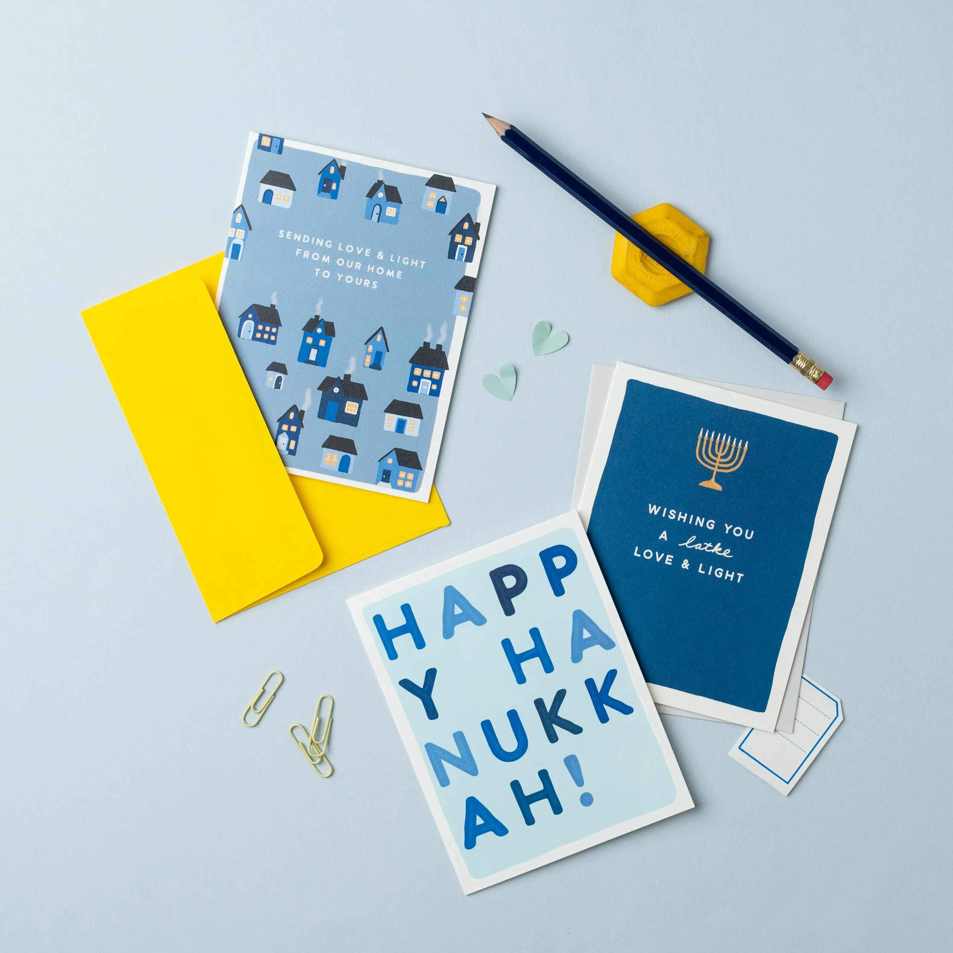 Hanukkah Letters Card sold by Brightside Boutique product image thumbnail 2