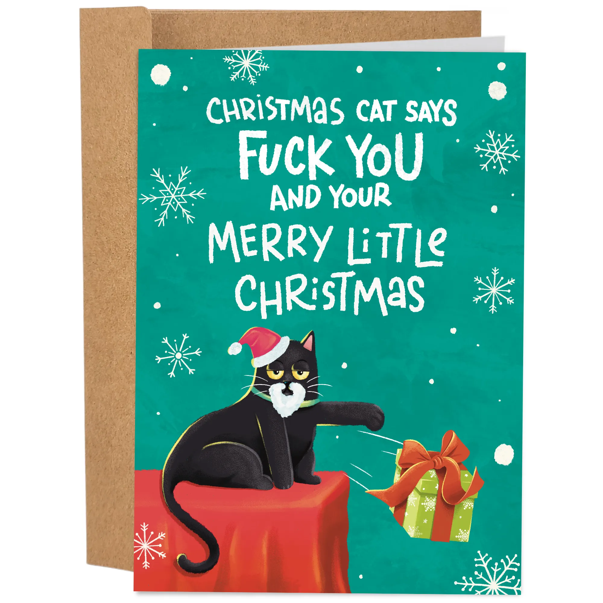 Merry Little Christmas Christmas Card sold by Brightside Boutique