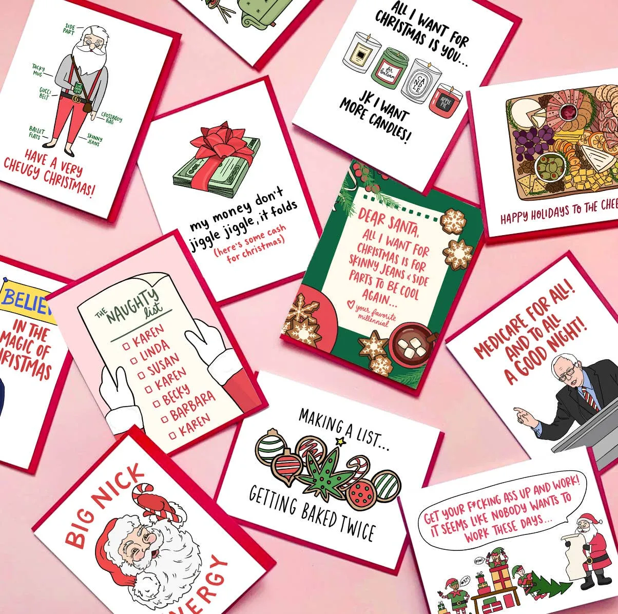 Big Nick Energy Holiday Card sold by Brightside Boutique product image thumbnail 3