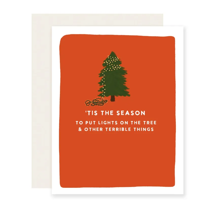 Lights on the Tree Card sold by Brightside Boutique