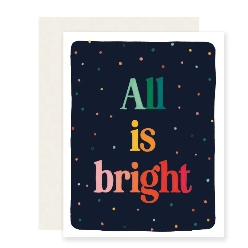 All is Bright Greeting Card sold by Brightside Boutique