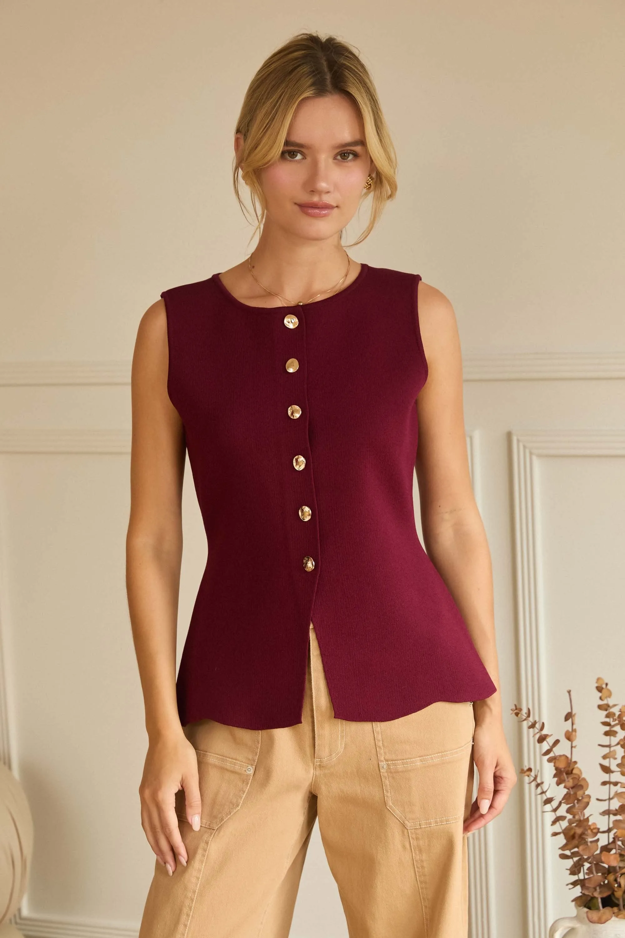 Morgan Peplum Knit Top sold by Brightside Boutique product image thumbnail 2