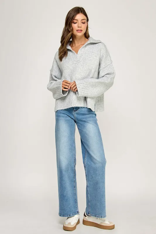Regal Touch Polo Sweater made by Miss Love