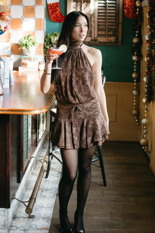 Garden Glow Mini Dress made by Sky to Moon