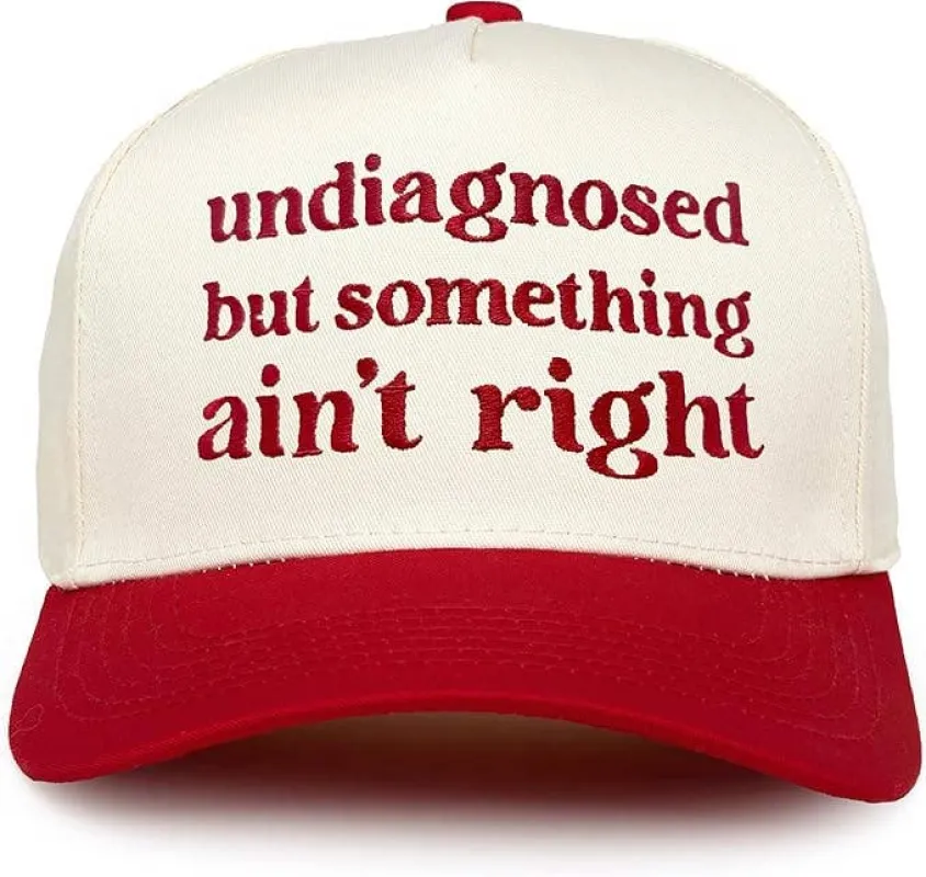Undiagnosed But Something Ain't Right Snapback sold by Brightside Boutique