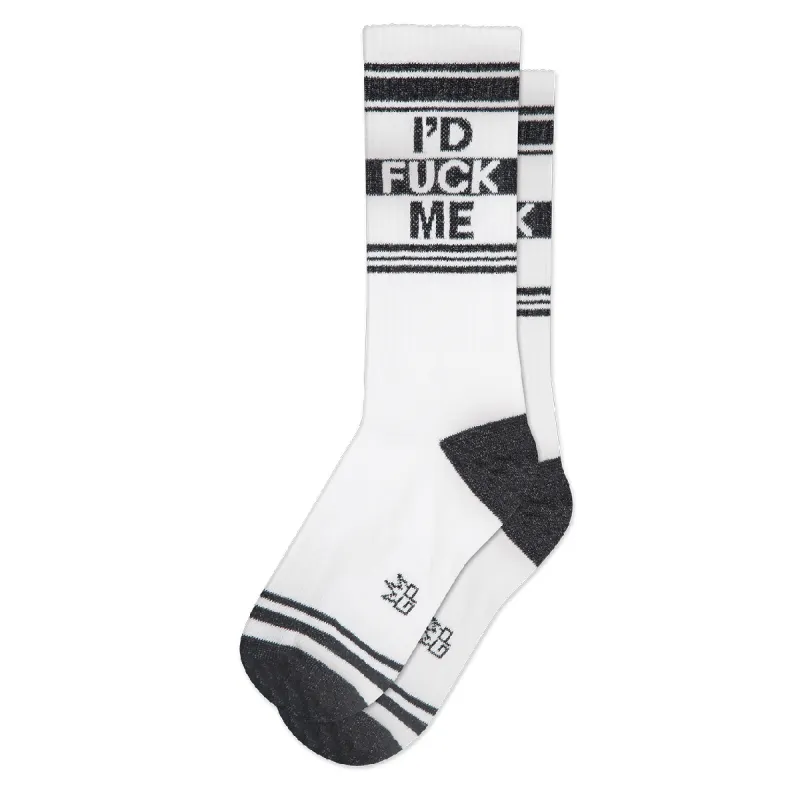 I'd Fuck Me Gym Crew Socks sold by Brightside Boutique