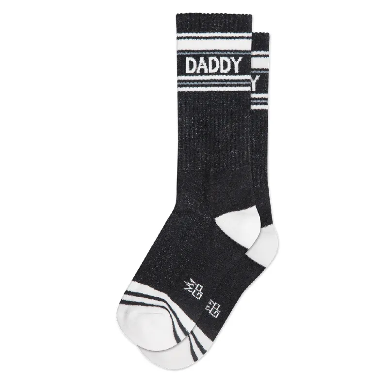 Daddy Gym Crew Socks sold by Brightside Boutique