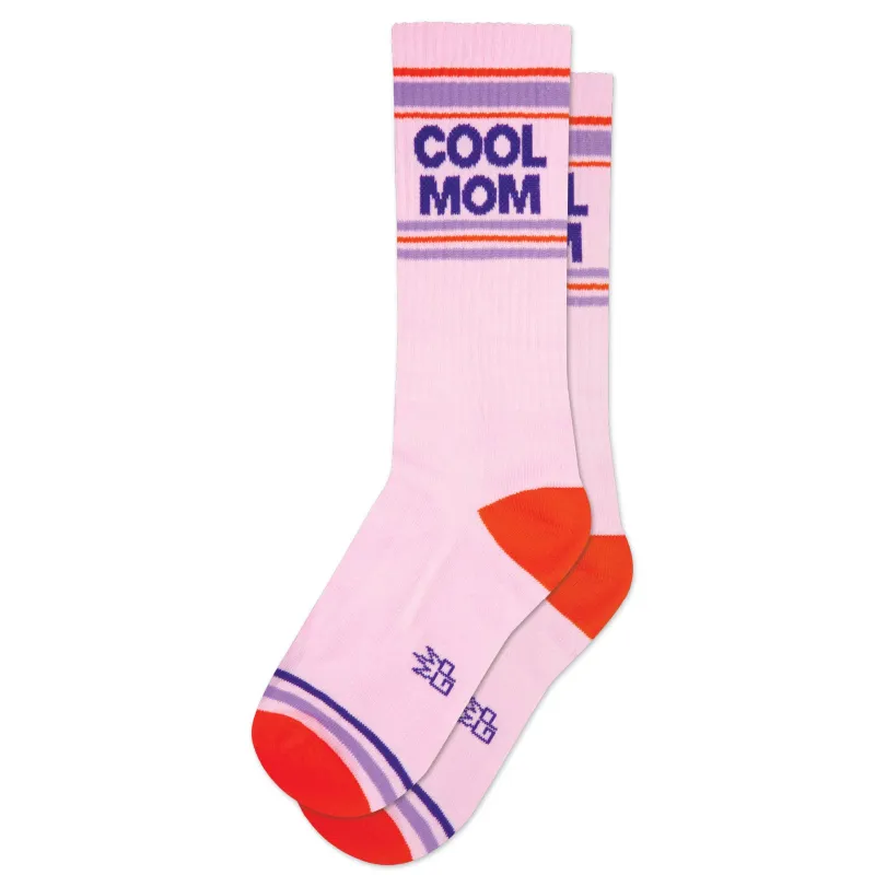 Cool Mom Gym Crew Socks made by Brightside Boutique
