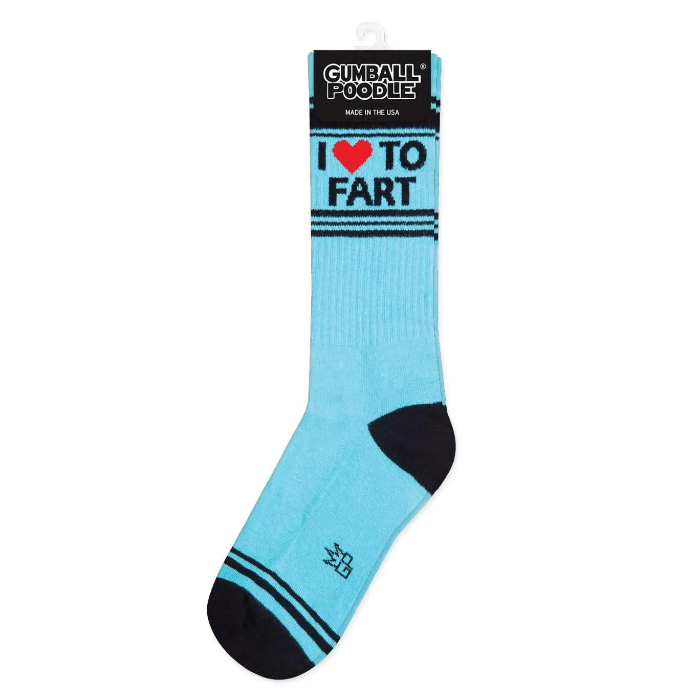 I ❤️ To Fart Gym Crew Socks sold by Brightside Boutique product image thumbnail 3