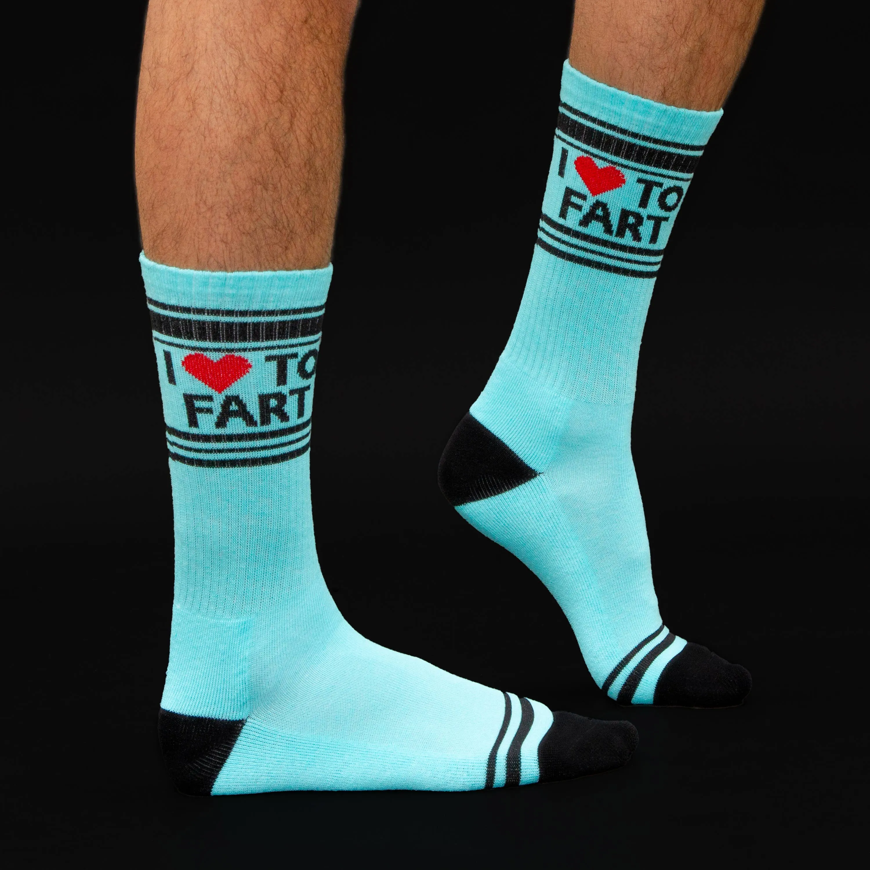 I ❤️ To Fart Gym Crew Socks sold by Brightside Boutique product image thumbnail 2