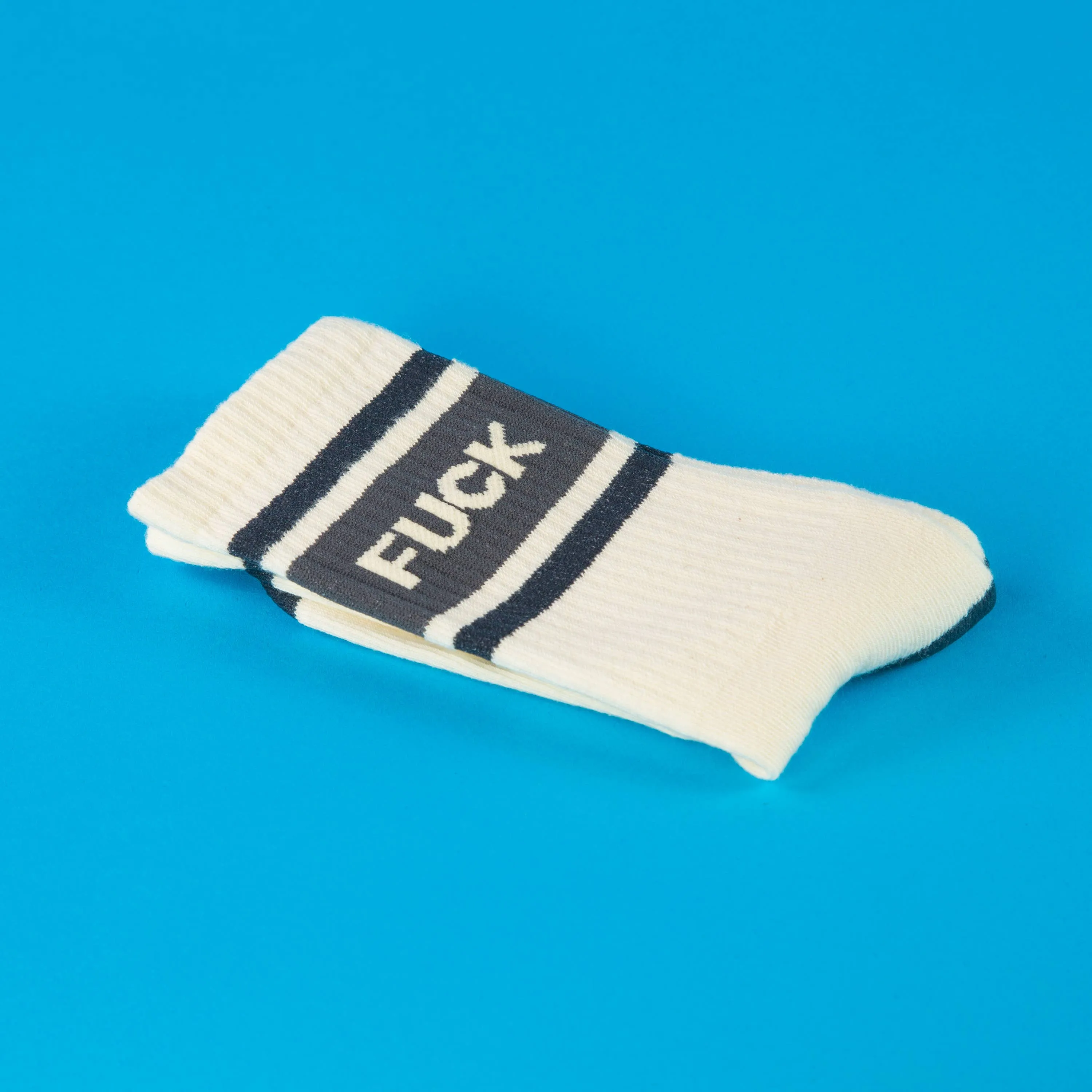 Fuck Gym Crew Socks sold by Brightside Boutique product image thumbnail 4
