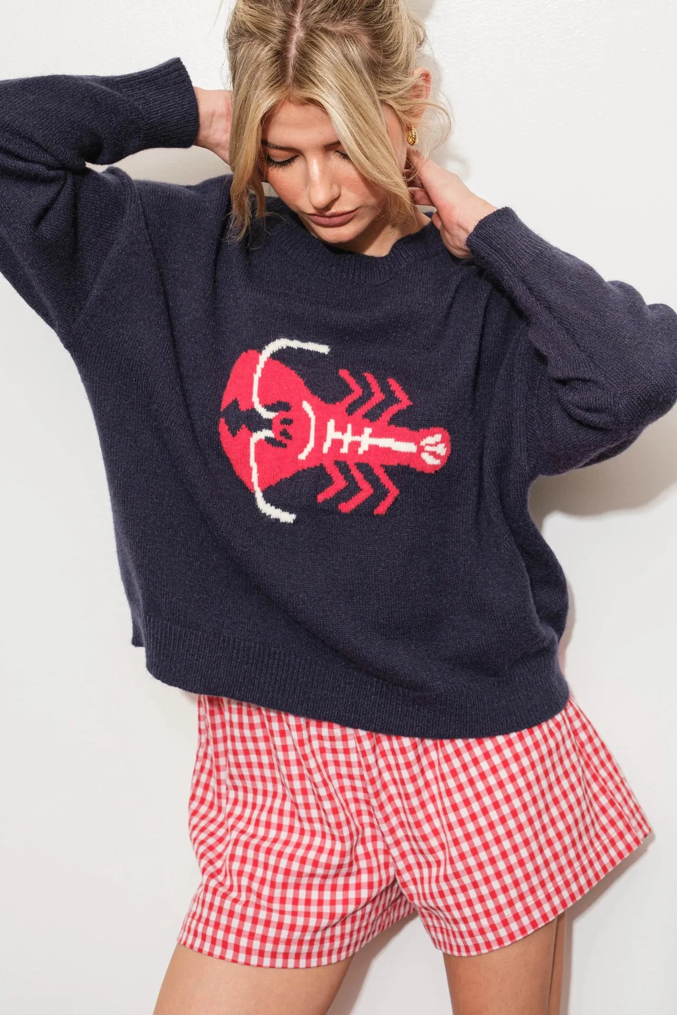 Kaylor Lobster Sweater sold by Brightside Boutique product image thumbnail 2