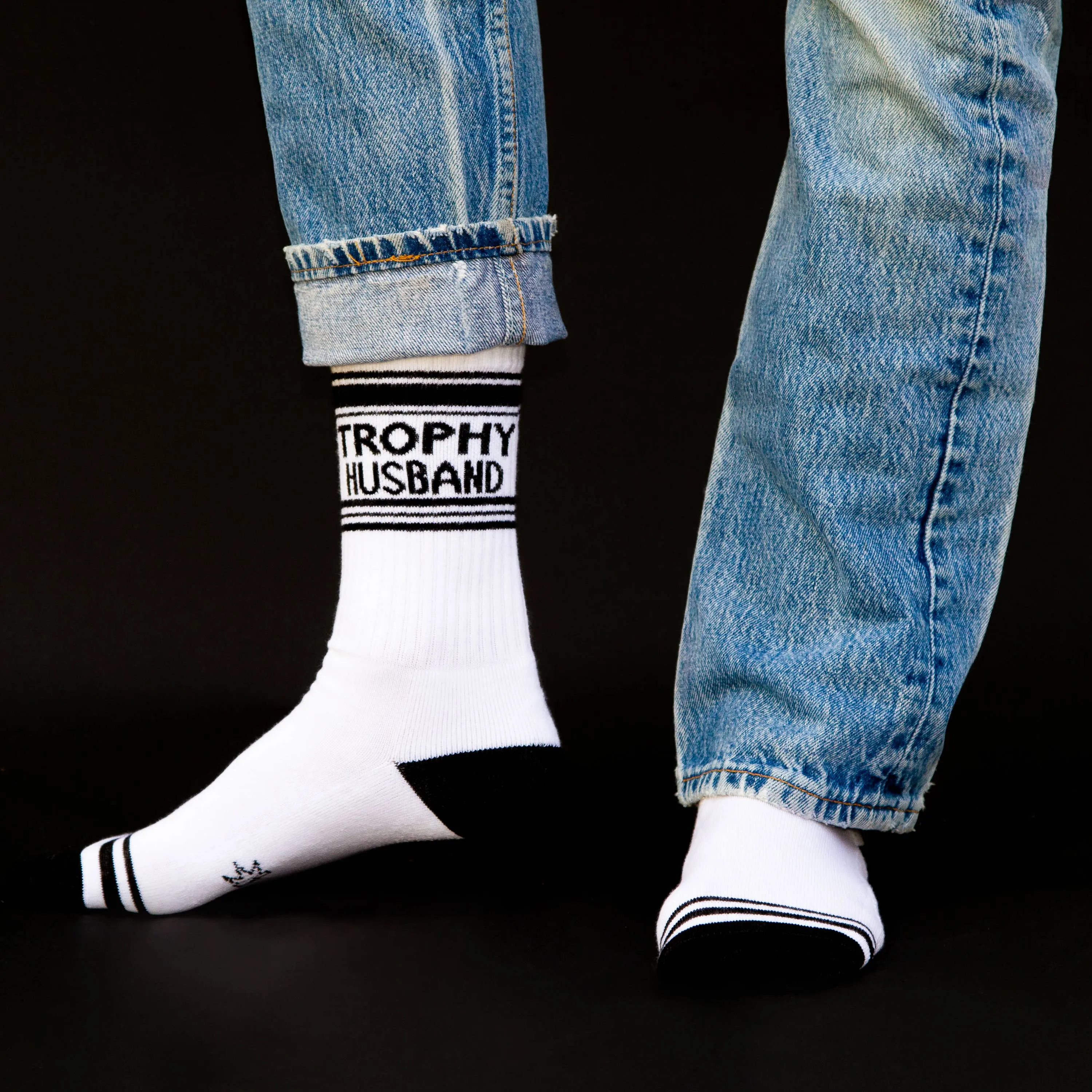 Trophy Husband Gym Crew Socks sold by Brightside Boutique product image thumbnail 4