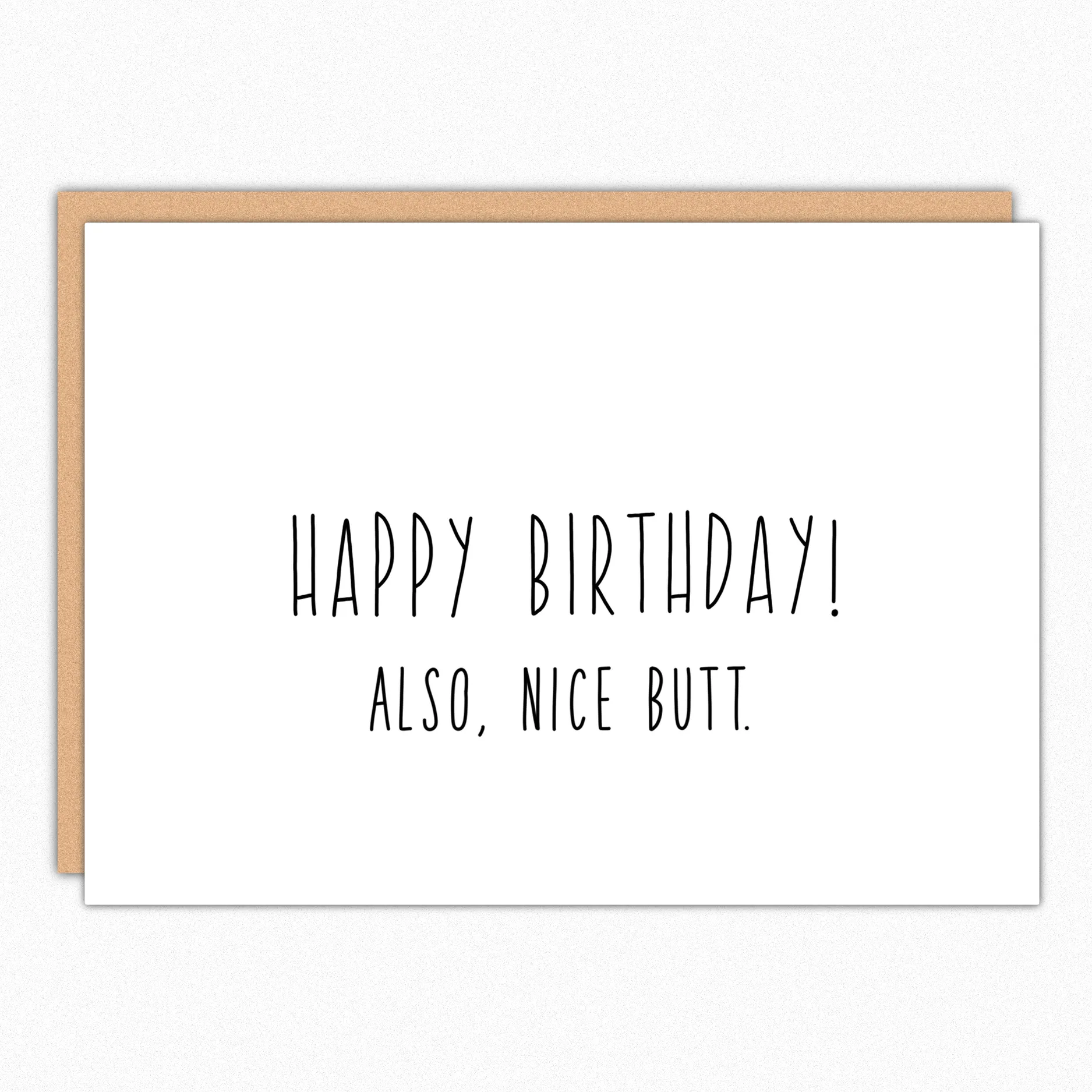 Also, Nice Butt Funny Birthday Card sold by Brightside Boutique