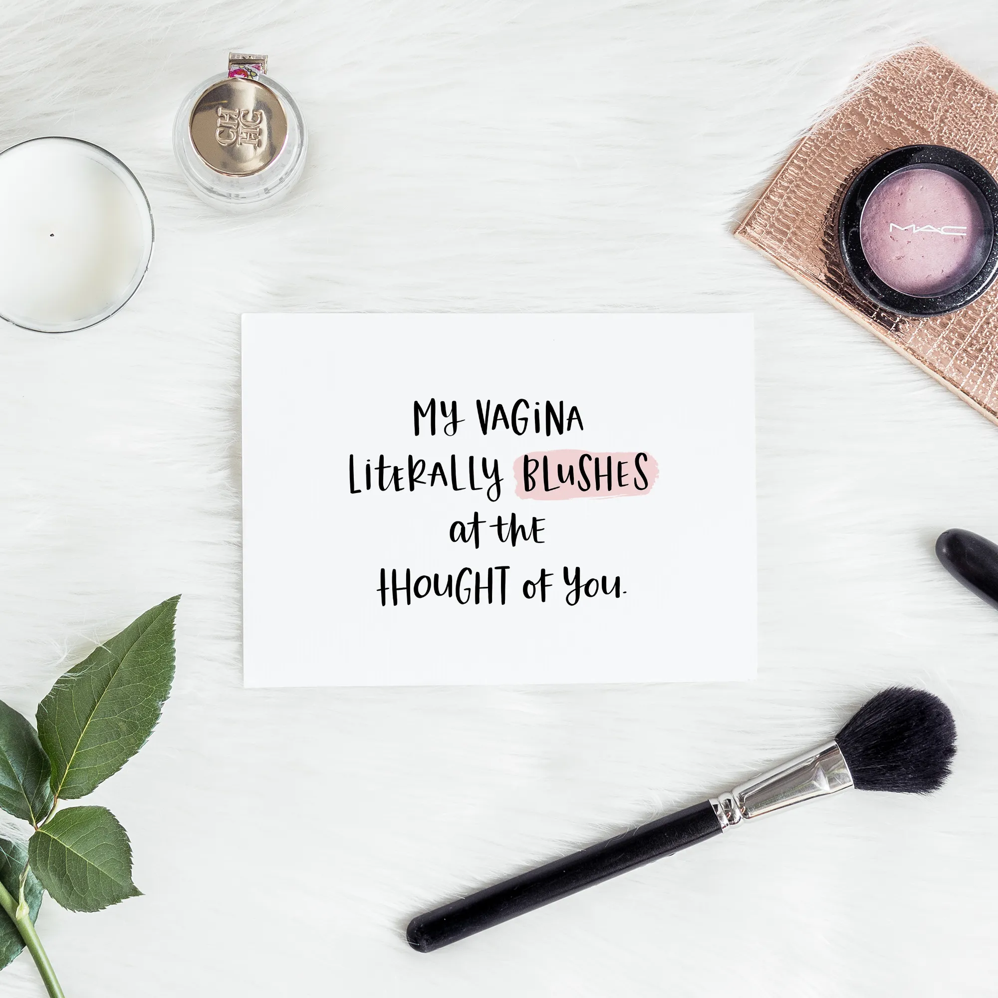 Blushes Valentines Card sold by Brightside Boutique product image thumbnail 2