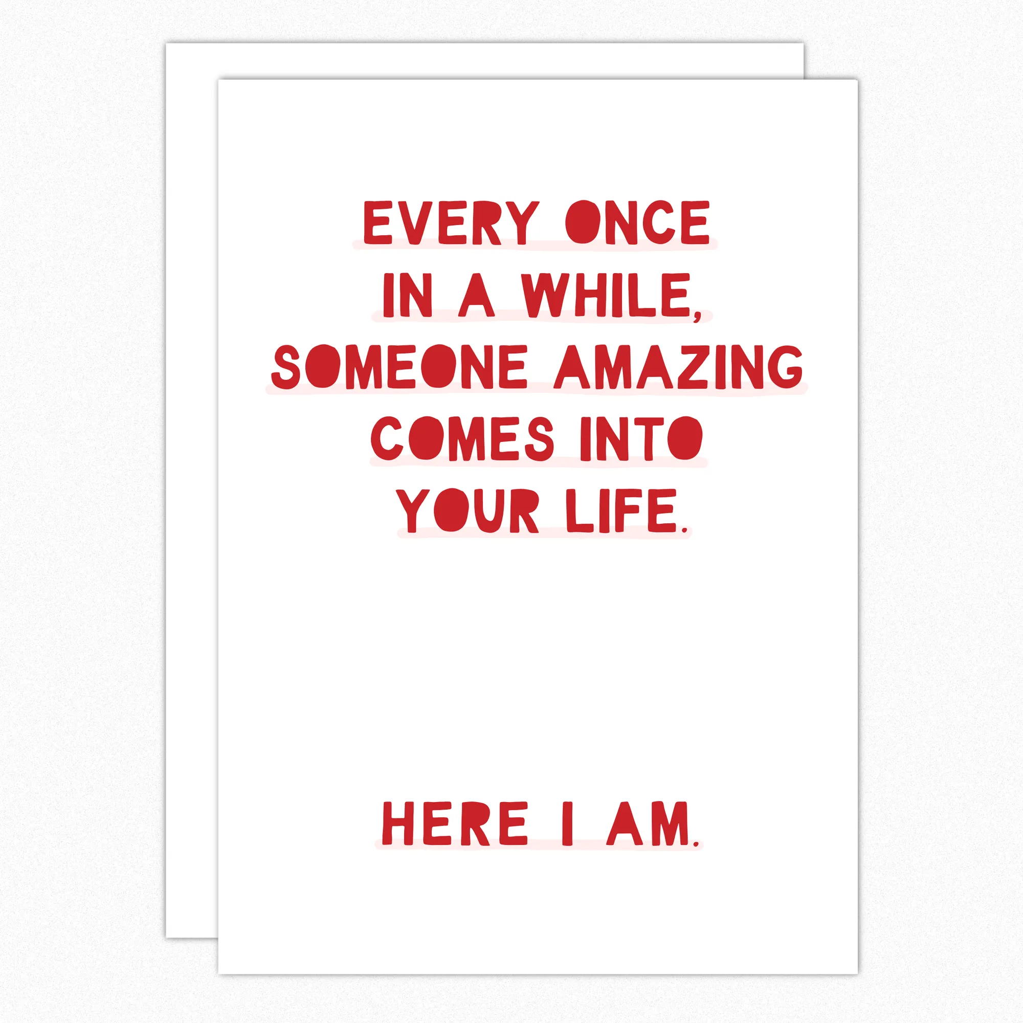 Here I Am Valentines Card sold by Brightside Boutique