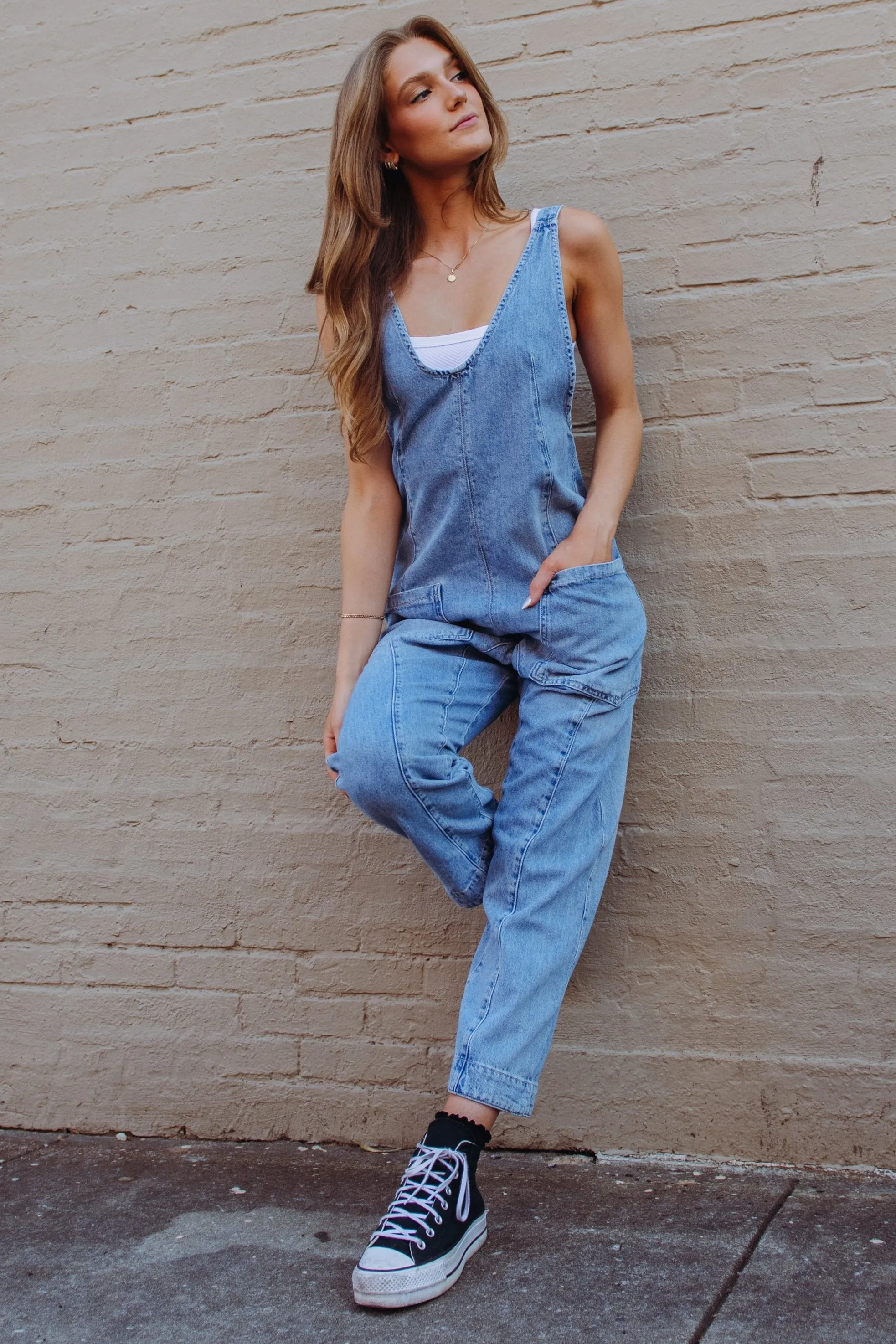 Free People High Roller Jumpsuit sold by Brightside Boutique product image thumbnail 3