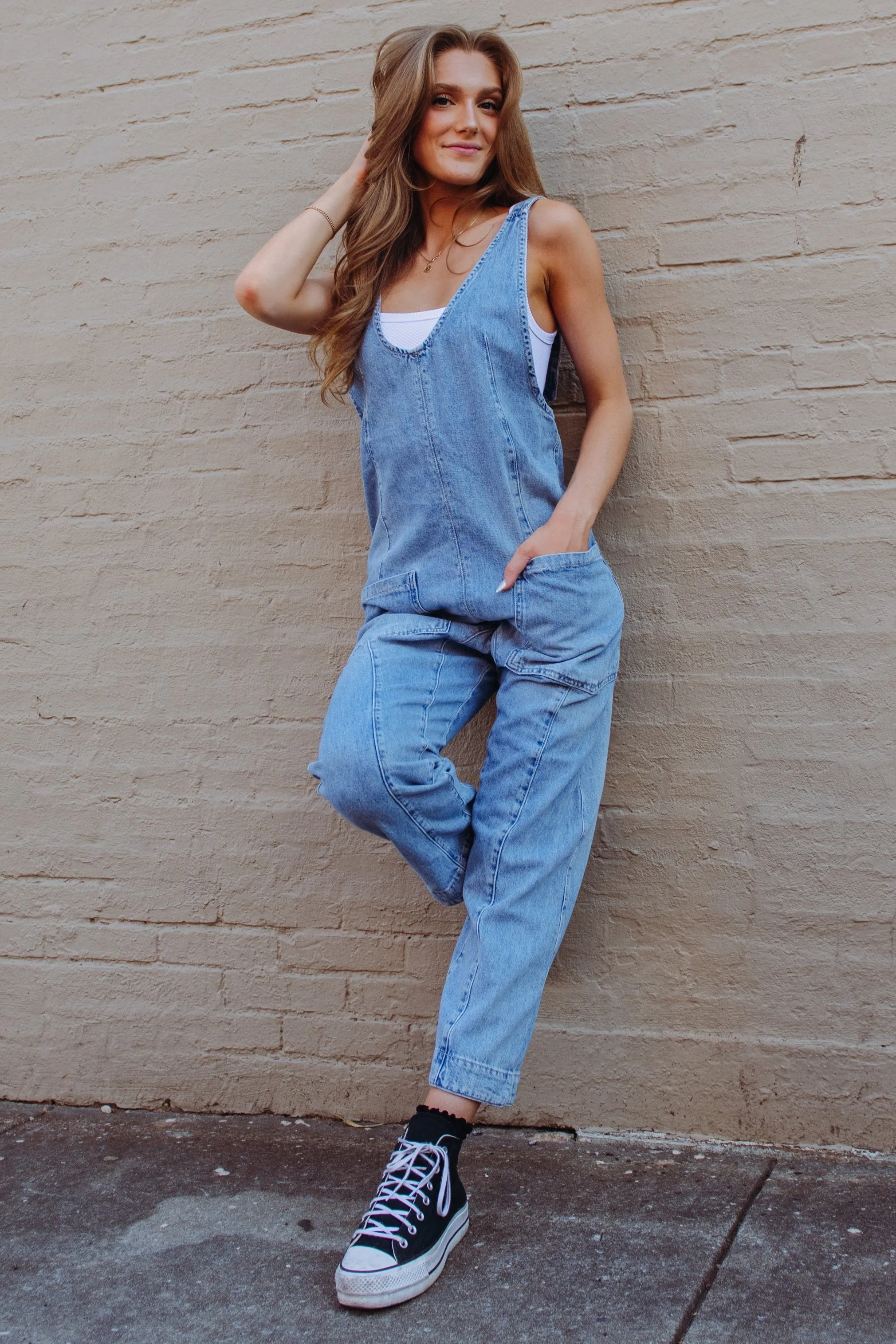 Free People High Roller Jumpsuit sold by Brightside Boutique product image thumbnail 4