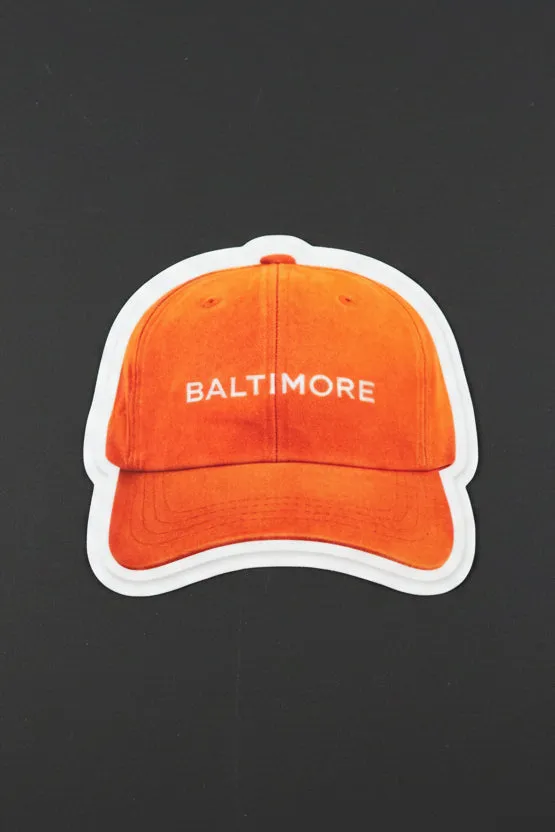 Baltimore Dad Hat Sticker sold by Brightside Boutique product image thumbnail 2