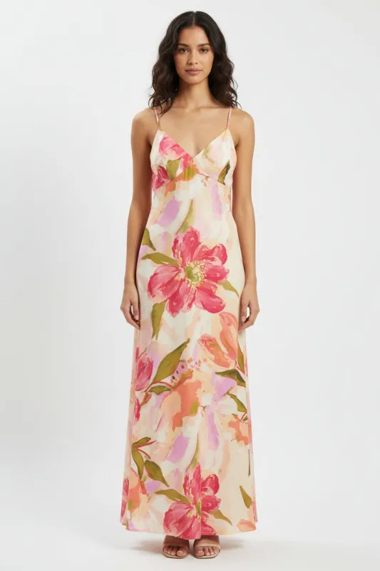 The Florette Maxi Dress made by ILLA ILLA