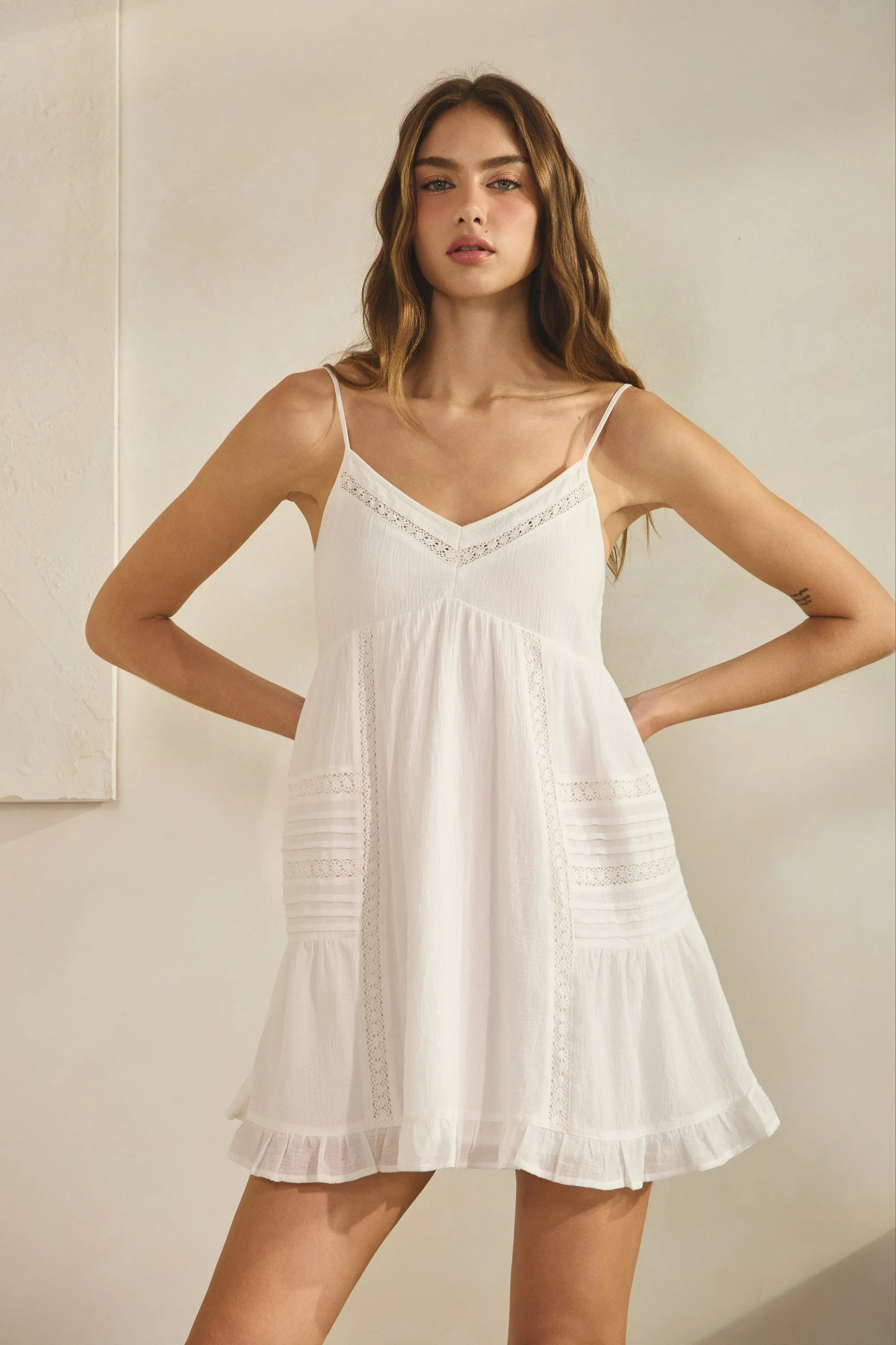 Nostalgia Lace Mini Dress sold by Brightside Boutique product image thumbnail 5